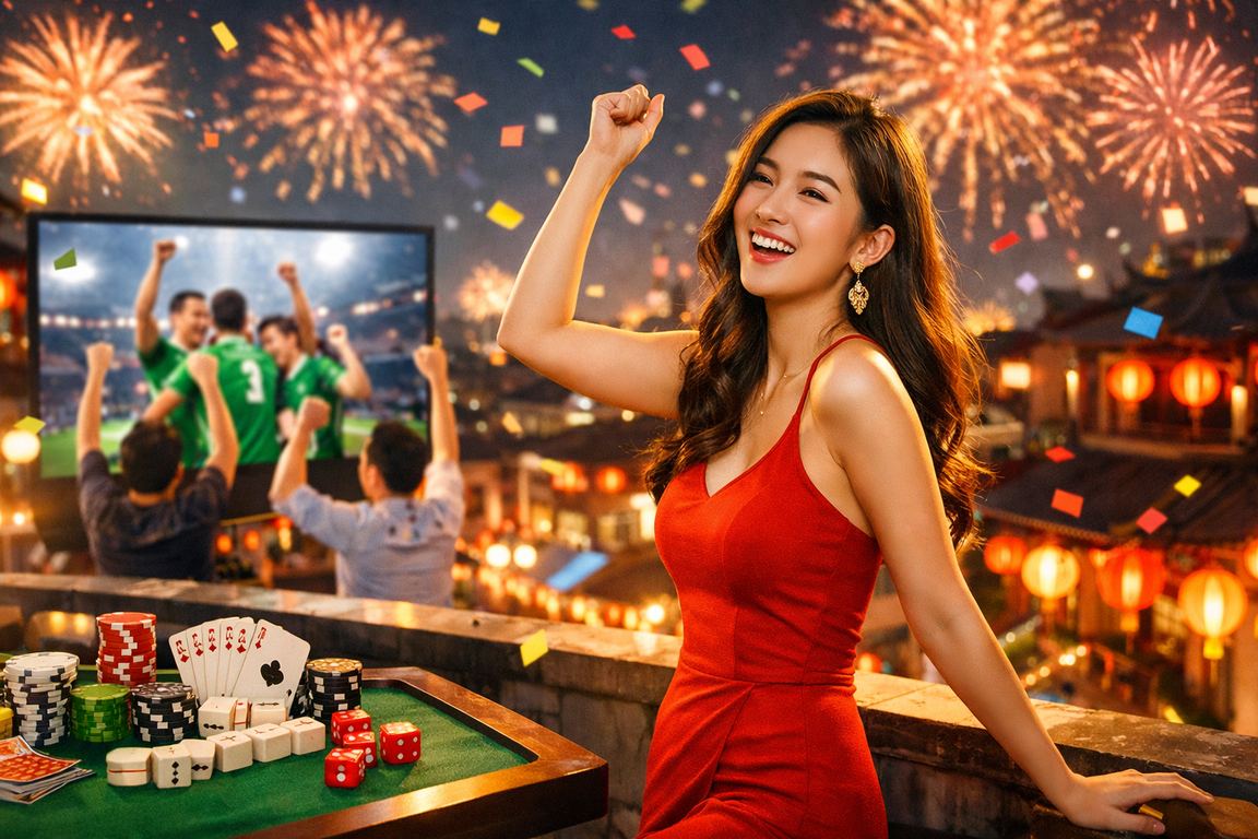 Người dùng trải nghiệm ứng dụng tại Hà Nội với ánh đèn lồng đặc trưng